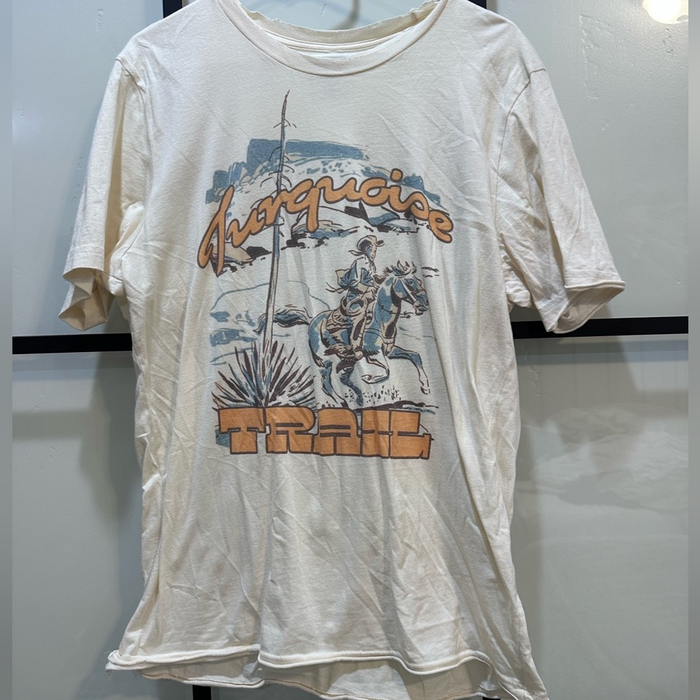 Gina Tees Cream Short Sleeve Tee Casual
